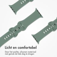 imoshion Siliconen⁺ bandje Apple Watch Series 1 t/m 9 / SE (38/40/41 mm) | Series 10 (42 mm) - Pine - Maat S/M