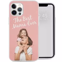 Ontwerp je eigen Apple iPhone 12 (Pro) gel hoesje - Transparant