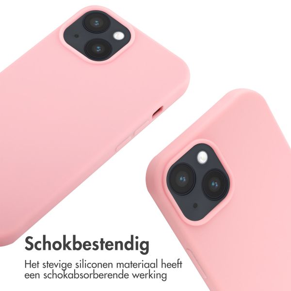 imoshion Siliconen hoesje met koord iPhone 14 - Roze