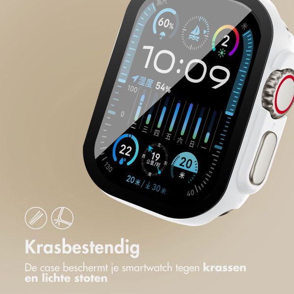 imoshion Full Cover Hardcase Apple Watch Ultra / Ultra 2 / Ultra 3 - 49 mm - Wit