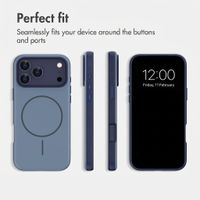 imoshion Colour Back Cover with Thin MagSafe Ring Apple iPhone 17 Pro Max - Dark Blue
