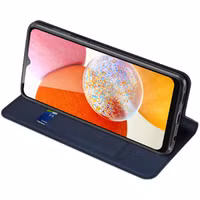 Dux Ducis Slim Softcase Bookcase Samsung Galaxy A14 (5G/4G) - Donkerblauw