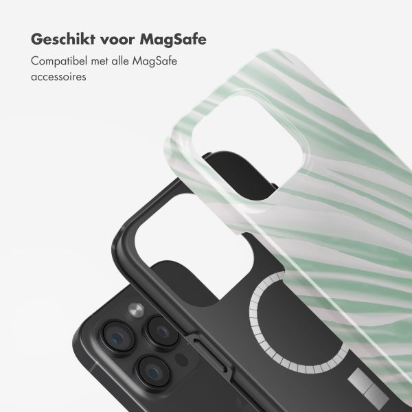 Selencia Vivid Backcover met MagSafe Apple iPhone 15 Pro - Nature Grayed Jade