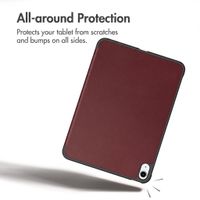 imoshion Trifold Book Case Apple iPad Air 11 inch (2026) M4 / (2025) M3 / (2024) M2 / Air 5 (2022) / Air 4 (2020) - Bordeaux