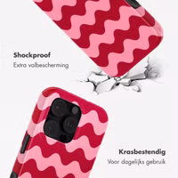 Selencia Vivid Backcover met MagSafe Apple iPhone 16 Pro - Wave Vibes Lipstick