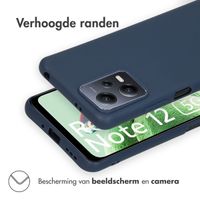 imoshion Color Backcover Xiaomi Redmi Note 12 / Xiaomi Poco X5 5G - Donkerblauw