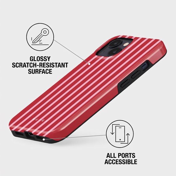 Burga Tough Case with MagSafe Apple iPhone 14 - Strawberry Jam