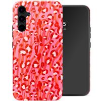 Selencia Vivid Tough Backcover Samsung Galaxy A34 - Wild Spots Lipstick