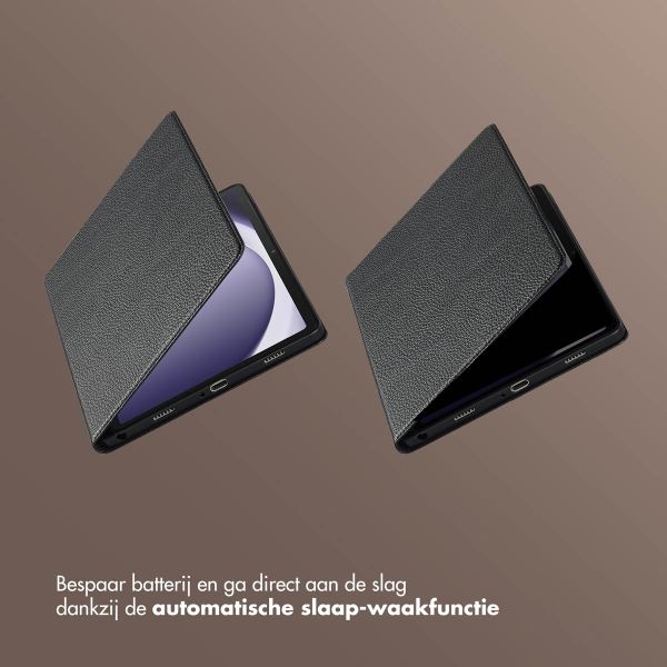 Selencia Riva Bookcase Samsung Galaxy Tab A9 Plus - Zwart