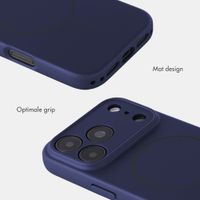 Accezz Grip Backcover met MagSafe Apple iPhone 18 Pro / 17 Pro - Donkerblauw