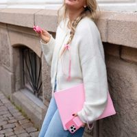 Holdit Silicone Case Apple iPhone 15 Pro Max - Rouge Pink