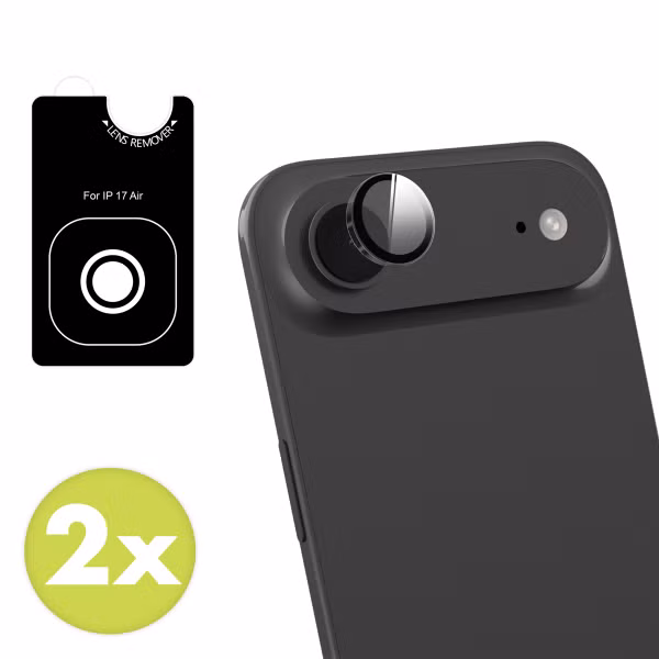 imoshion 2 Pack Camera lens protector Apple iPhone Air - Transparant