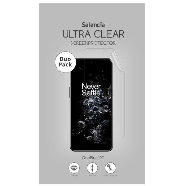 Selencia Duo Pack Ultra Clear Screenprotector Nokia T10