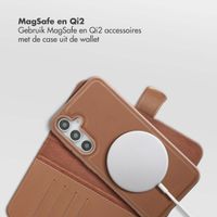 Selencia Olyn Uitneembare Bookcase met MagSafe Samsung Galaxy A35 / A55 - Bruin