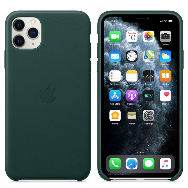 Apple Leather Backcover Apple iPhone 11 Pro Max - Forest Green