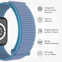 imoshion Nylon bandje Apple Watch Series 1 t/m 11 / SE / Ultra (44/45/46/49 mm) - Marine Blue