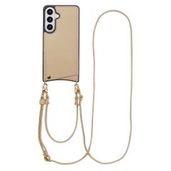 Selencia Nova Phone Case with Cord and Card Holder Samsung Galaxy S26 Plus - Beige