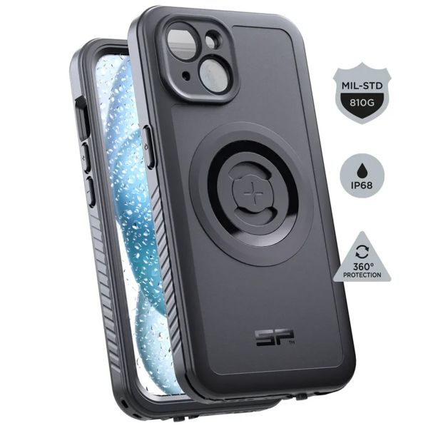 SP Connect Xtreme Series - Telefoonhoes iPhone 15 - Zwart