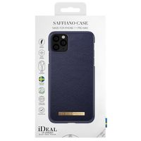 iDeal of Sweden Saffiano Backcover iPhone 11 Pro Max - Blauw