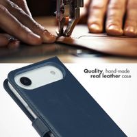 Selencia Genuine Leather Book Case Apple iPhone Air - Blue