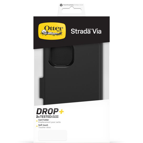 OtterBox Strada Via Bookcase iPhone 14 - Zwart