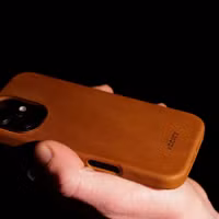 Accezz Vintage Leather Magsafe Backcover Samsung Galaxy S24 / S25 - Tabacco Cognac