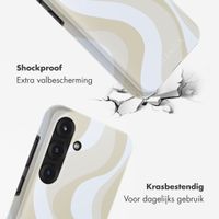 Selencia Vivid Backcover Samsung Galaxy S25 FE - Desert Waves Beige