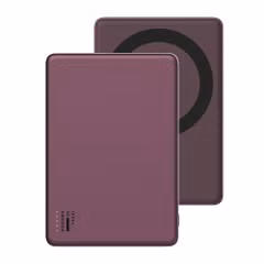 iDeal of Sweden Slim MagSafe Powerbank 5.000 mAh - Draadloze powerbank - Cherry Lacquer