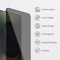 Accezz Privacy Tempered Glass Screen Protector + Applicator Samsung Galaxy S26 Ultra