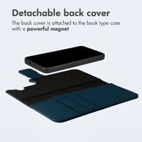 imoshion Detachable 2-in-1 Luxury Bookcase Samsung Galaxy S26 - Blue