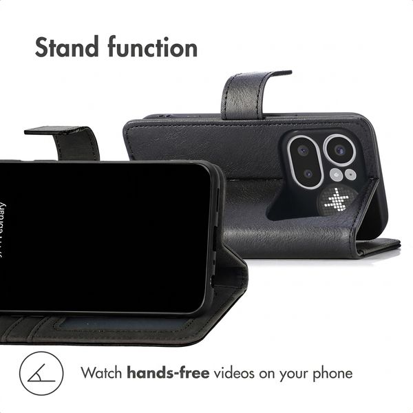 imoshion Luxury Bookcase Nothing Phone (4a) Pro - Black