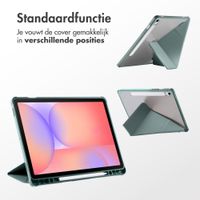 imoshion Origami Bookcase Samsung Galaxy Tab S9 11.0 inch / S10 Lite / S10 FE / S9 FE 10.9 inch - Donkergroen