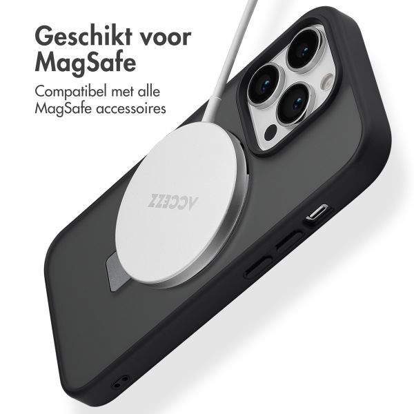 Accezz Ring Stand Backcover met MagSafe Apple iPhone 14 Pro - Zwart