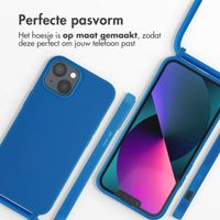 imoshion Siliconen hoesje met koord Apple iPhone 13 - Blauw