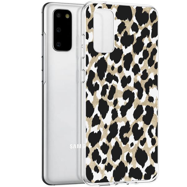 imoshion Design hoesje Samsung Galaxy S20 - Luipaard / Zwart