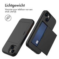 imoshion Backcover met pasjeshouder Apple iPhone 15 - Zwart