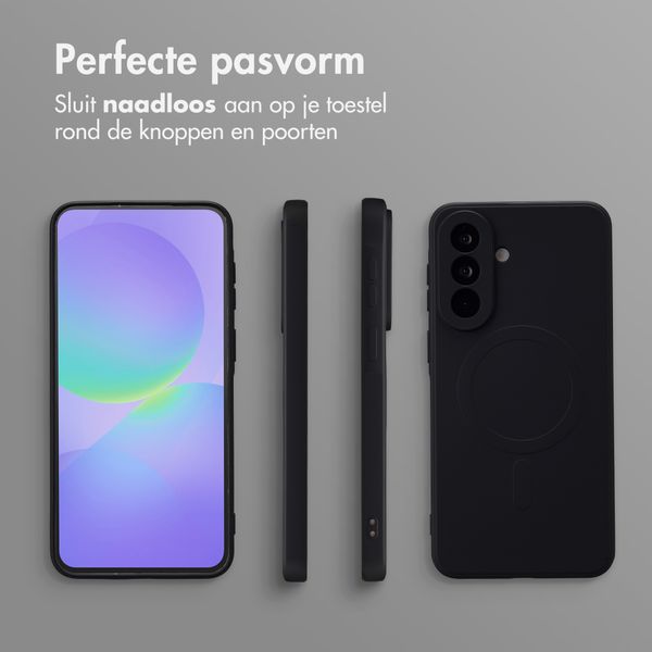 imoshion Color Backcover met MagSafe Samsung Galaxy A37 (5G) - Zwart