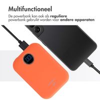 imoshion Magnetic Powerbank 10.000 mAh - Draadloze powerbank - Quick Charge en Power Delivery - Apricot Crush Orange