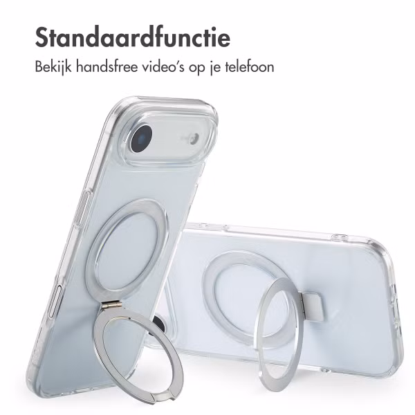 Accezz Ring Stand Backcover met MagSafe Apple iPhone Air - Transparant