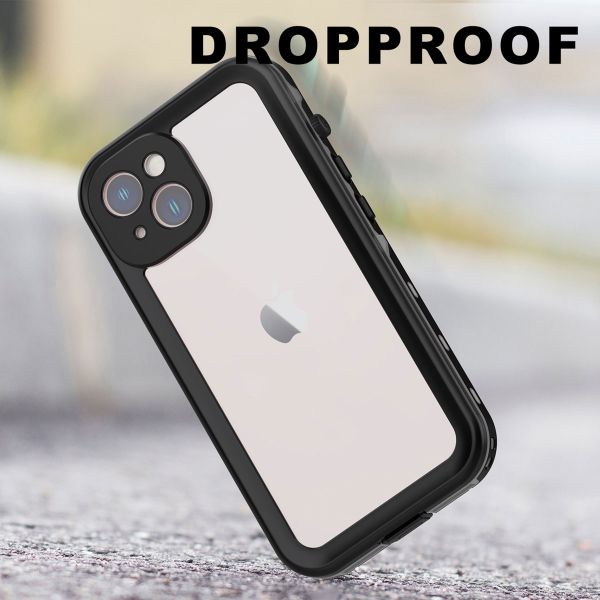 Redpepper Dot Plus Waterproof Backcover Apple iPhone 14 Plus - Zwart