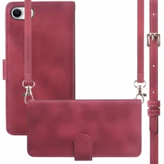 imoshion Bookcase met koord Apple iPhone SE (2022 / 2020) / 8 / 7 - Rood