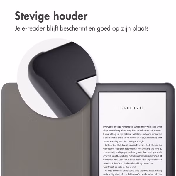imoshion Design Slim Hard Case Bookcase Amazon Kindle (2024) / Amazon Kindle (2022) 11th gen - Pink Graphic