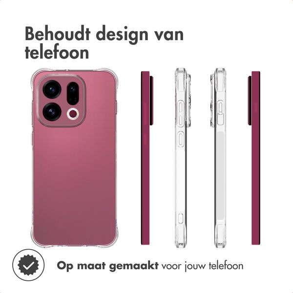 imoshion Shockproof Case Oppo Find X9 - Transparant