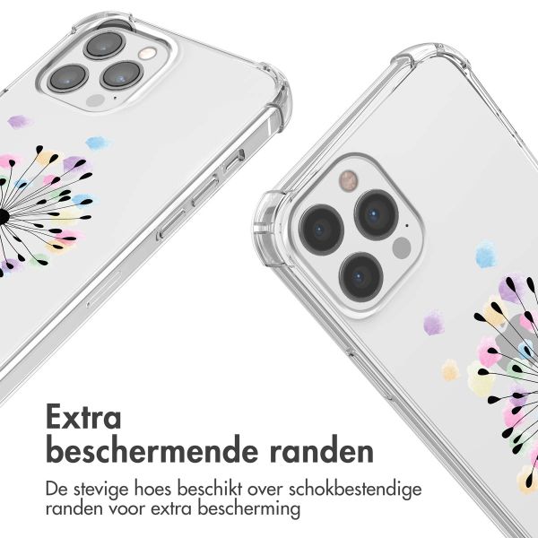 imoshion Design hoesje met koord iPhone 12 Pro Max - Sandstone Dandelion