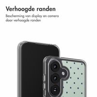 imoshion Design hoesje Samsung Galaxy A55 - Polka Dot Mintgroen