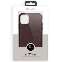 Selencia Gaia Slang Backcover Apple iPhone 13 Pro - Donkerrood