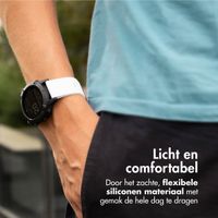 imoshion QuickFit® Siliconen bandje  - Garmin 22 mm aansluiting - Wit