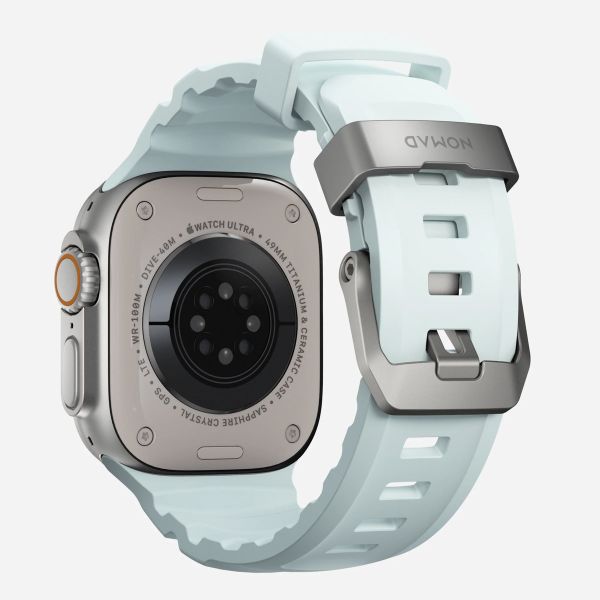 Nomad Rocky Point Band Apple Watch | 44/45/46/49 mm - Icy Blue Glow/Natural