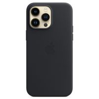 Apple Leather Back Cover with MagSafe Apple iPhone 14 Pro Max - Midnight