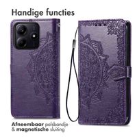 imoshion Mandala Bookcase Xiaomi Redmi Note 14 (5G) - Paars